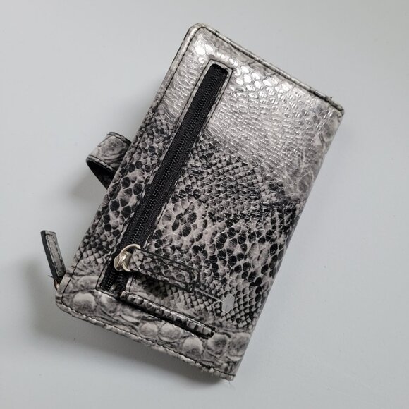 Unlisted by Kenneth Cole Vegan Snakeskin Wallet - Picture 5 of 7